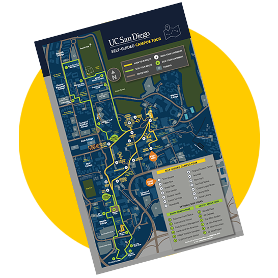 uc davis self guided tour map